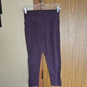 ZYIA Active Deep Purple Cropped Leggings
